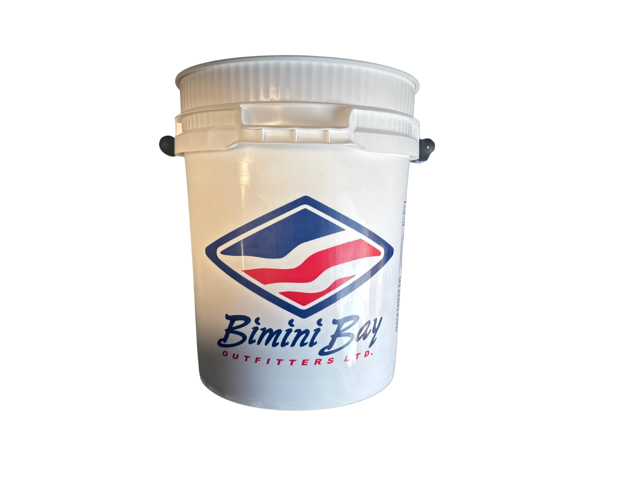 Bimini Bay White 5 Gallon Rope Handle Bucket