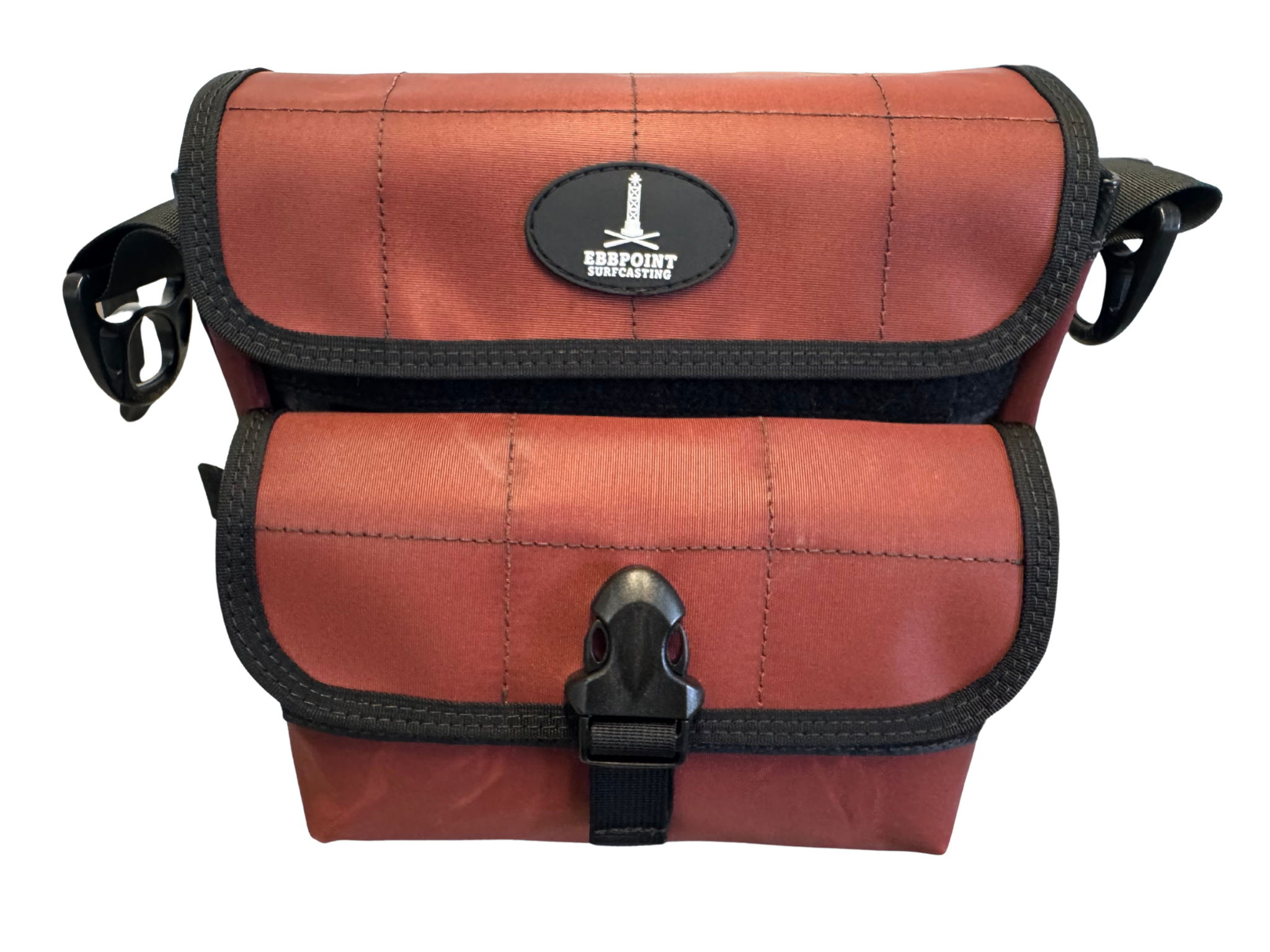 Ebbpoint Surfcasting 3 Tube Bag Large 8" Tubes Brown