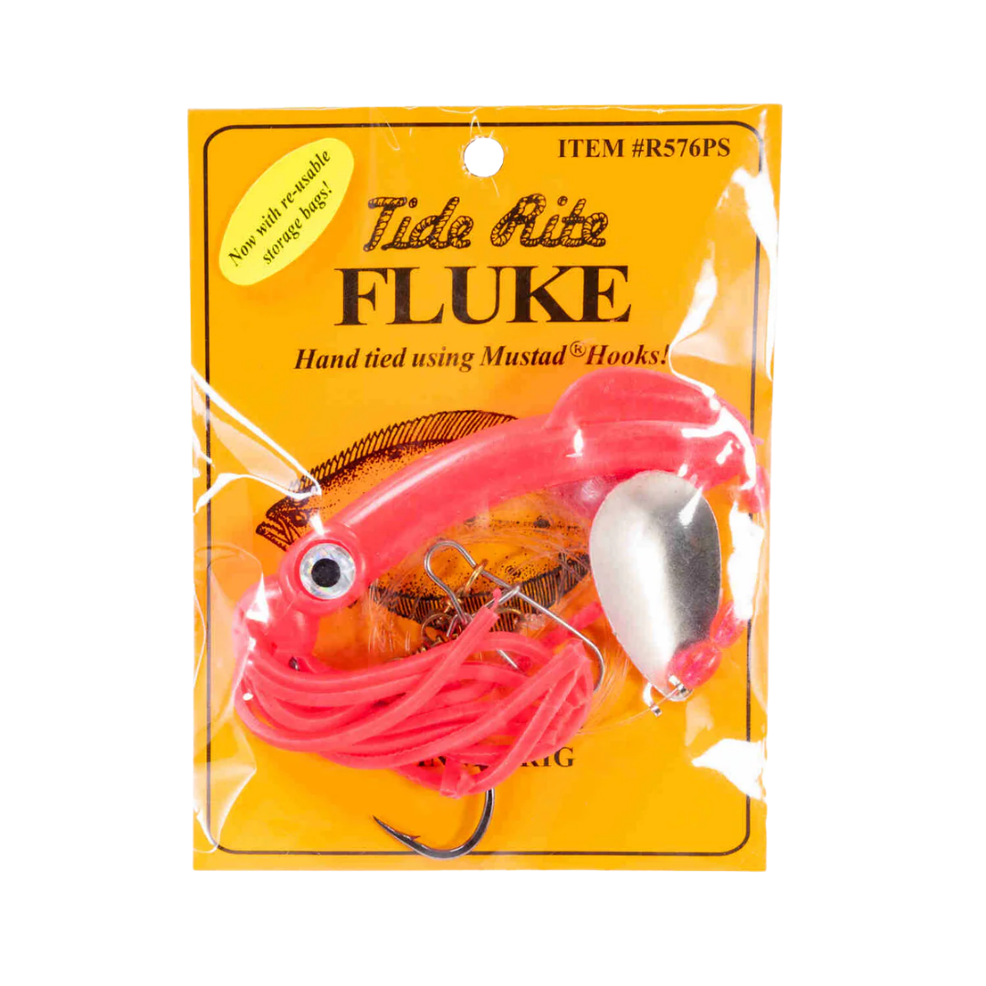 Tide Rite Doormat Fluke Rig, Samsu Hook, Jumbo Squid