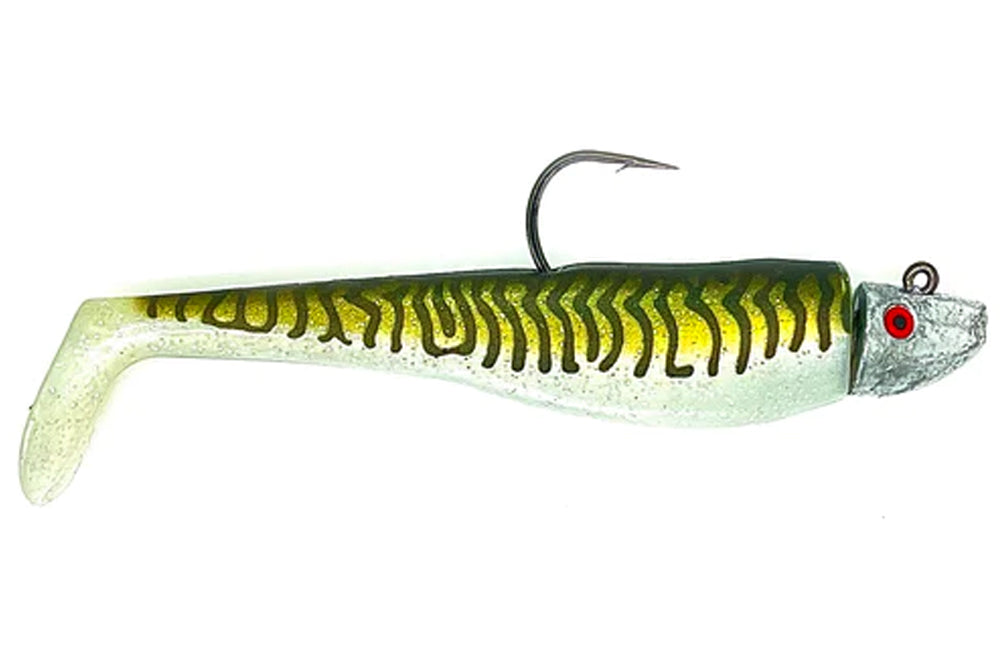 Al Gag's Lures Whip-It Fish Rigged, (1 Head/2 Tails)