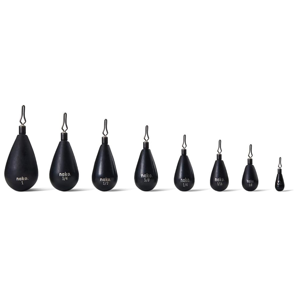 Nako Tungsten Tear Drop Shot Weights