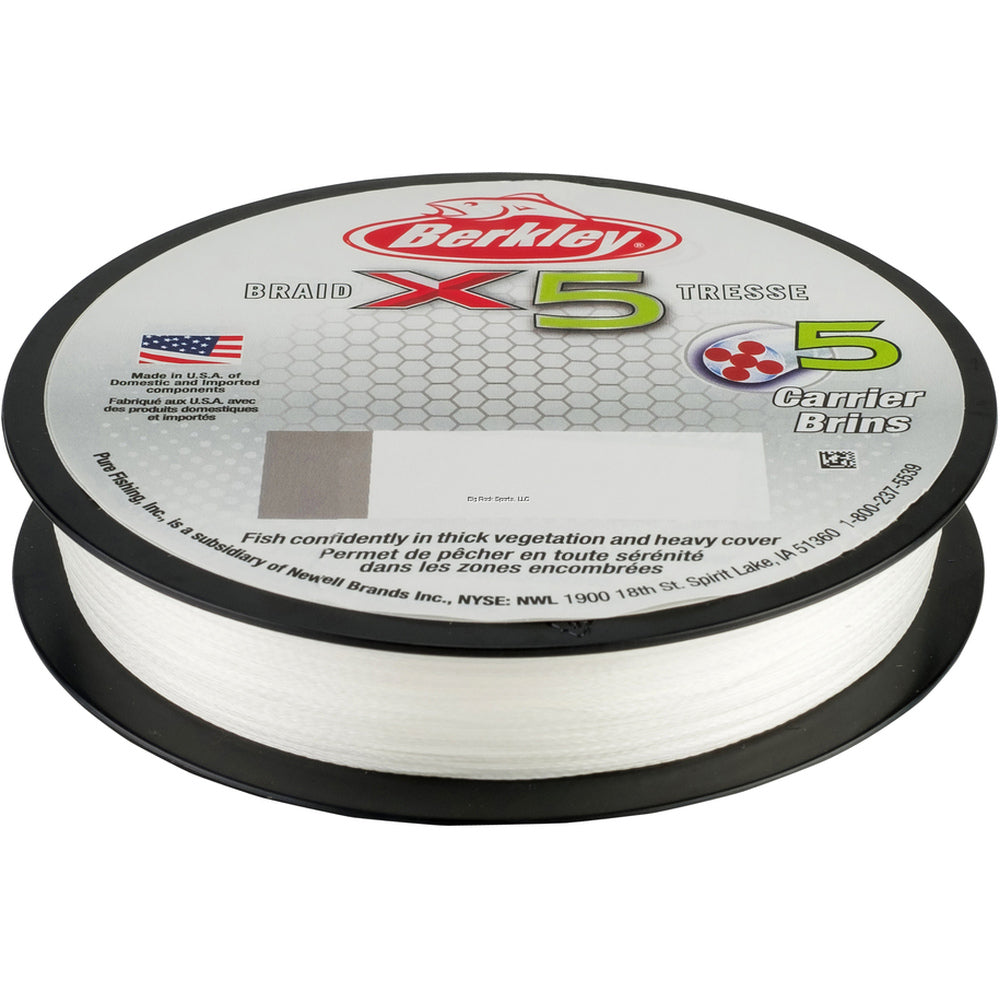 Berkley X5 Braid 5-Carrier Braided Fishing Line