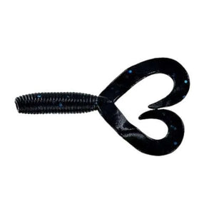 Black with Large Blue Flake / 4"