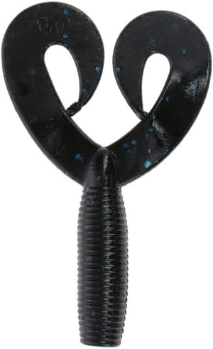 Black with Large Blue Flake / 5"