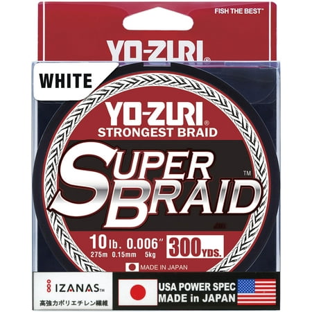 Yo-Zuri YZ SB 80LB WH 300YD SuperBraid Line 80LB 300YD White