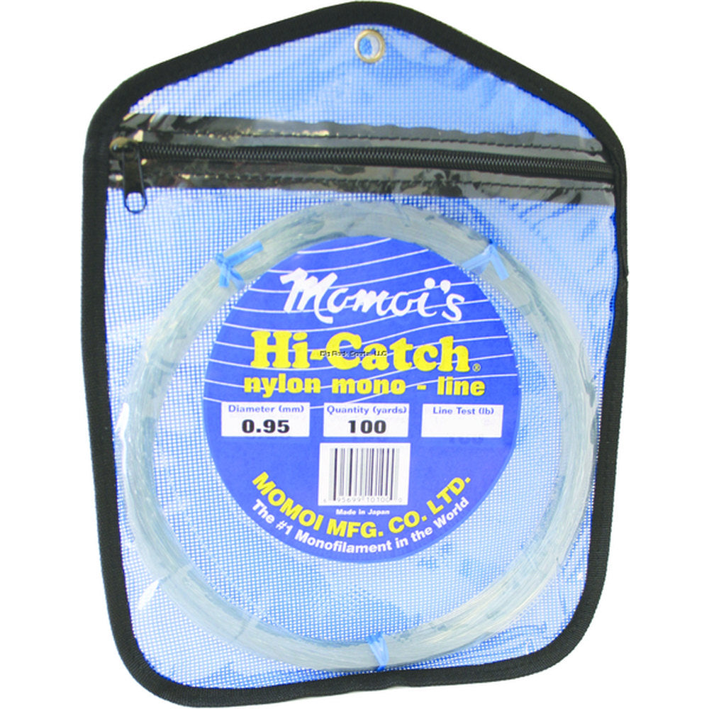 Momoi Hi-Catch Mono Leader Coil (100lb-300lb, 100yd, 2-Colors)