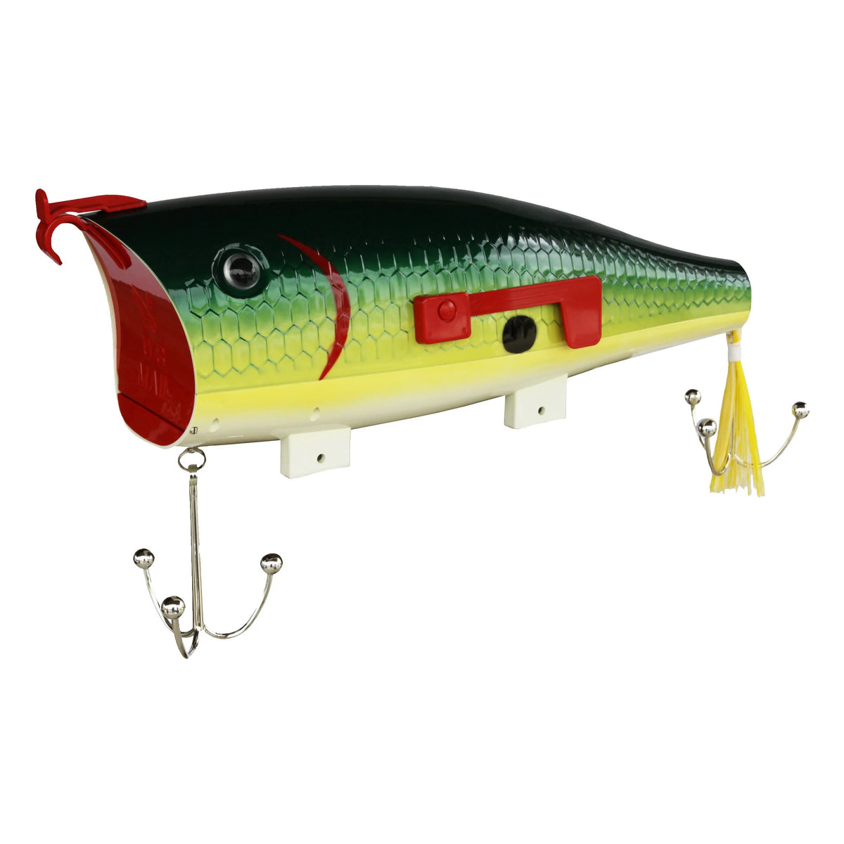 Top Rivers Edge Green Shad Fishing Lure Mailbox Brand New