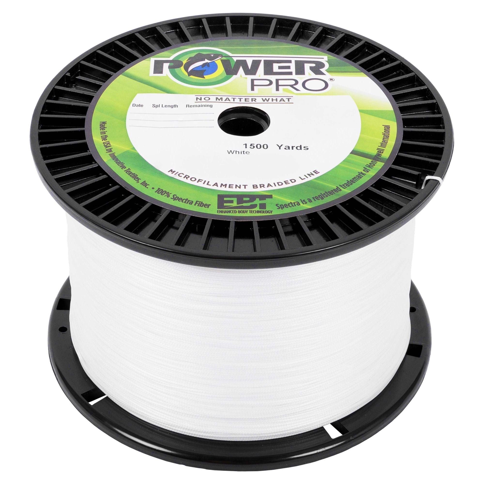 Power Pro Spectra Braided Fishing Line, 1500yd, 10lb, White