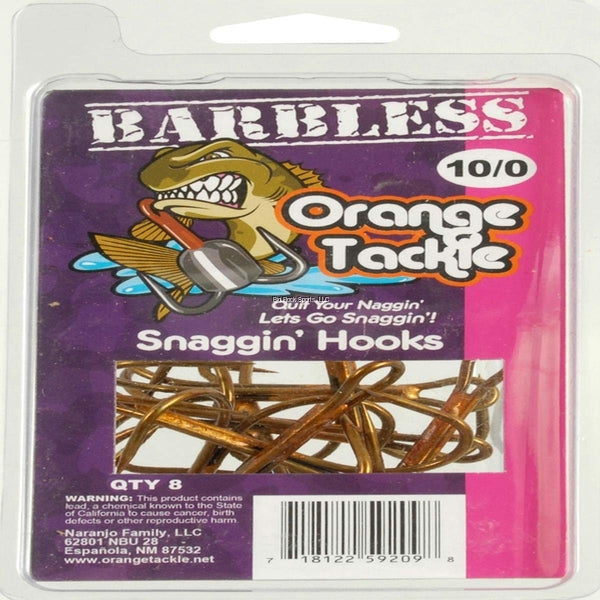 Orange Tackle 10/0 BBLS8CT Snag Hook Bbls 10/0 - 8 - Cnt