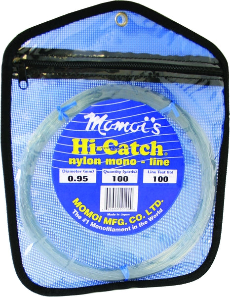 Momoi 10150 Hi-Catch Leader Coil 150lb 100yds Smoke Blue