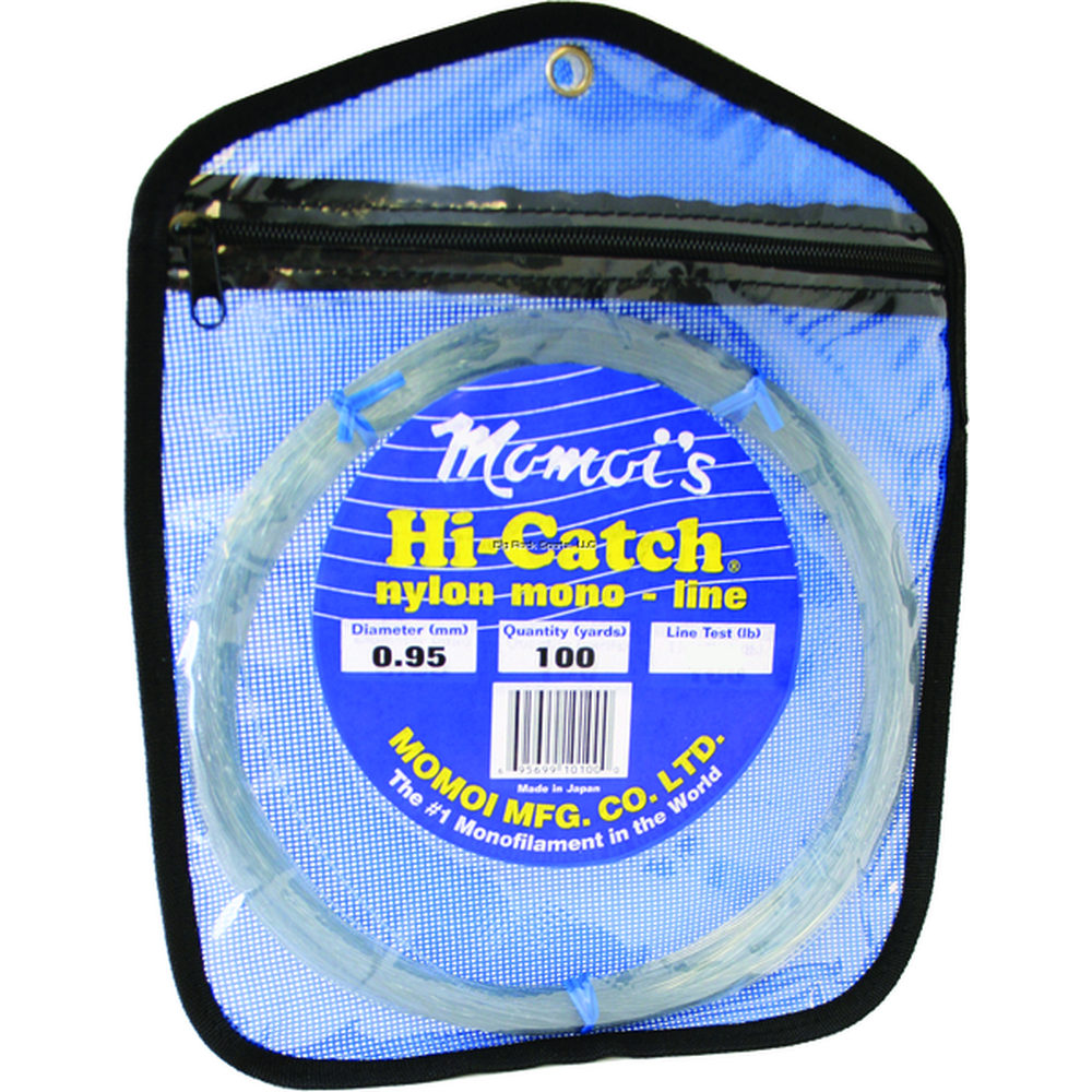 Momoi Hi-Catch Mono Leader Coil (100lb-300lb, 100yd, 2-Colors)