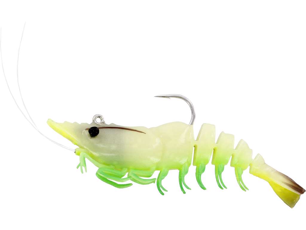 Westin Salty the Shrimp Pearl Chartreuse 4"