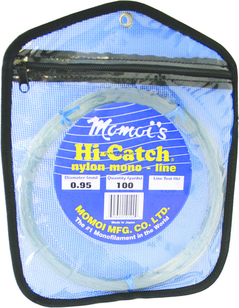 Momoi Hi-Catch Mono Leader Coil (100lb-300lb, 100yd, 2-Colors)