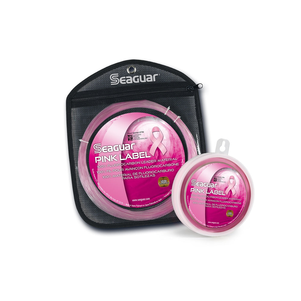 Seaguar Pink Label Fluorocarbon Line 25yd Spools
