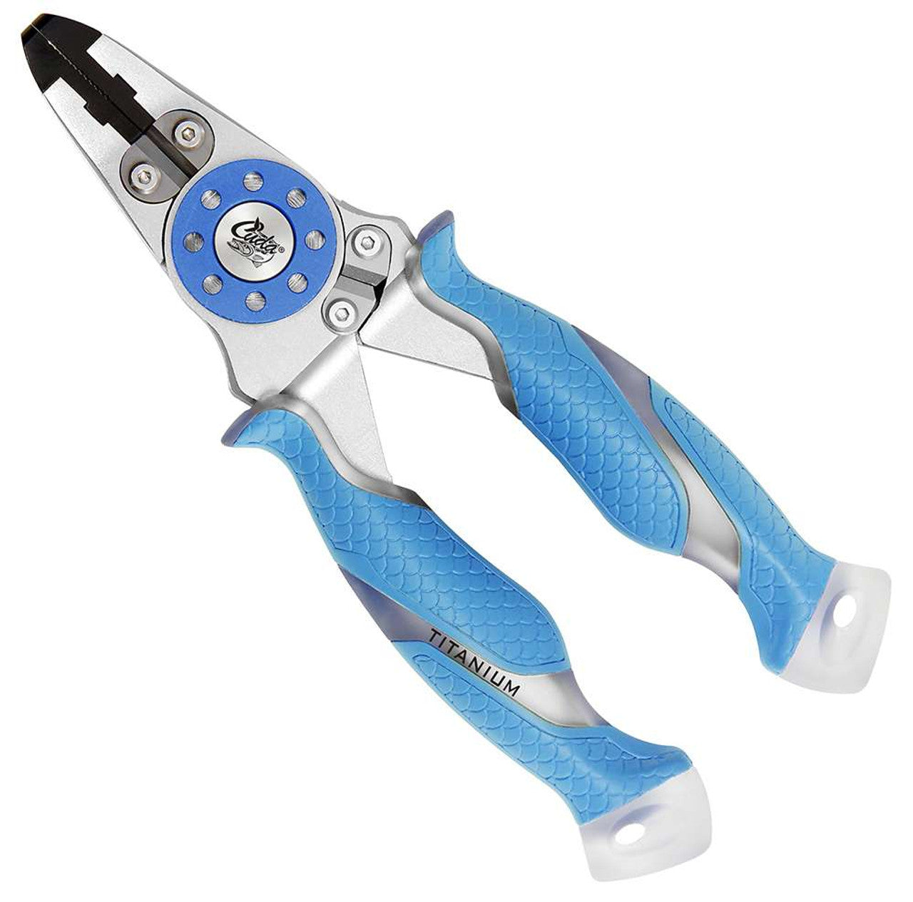 Cuda 7.5" Titanium Bonded Alum Alloy Pliers Dual Cutting