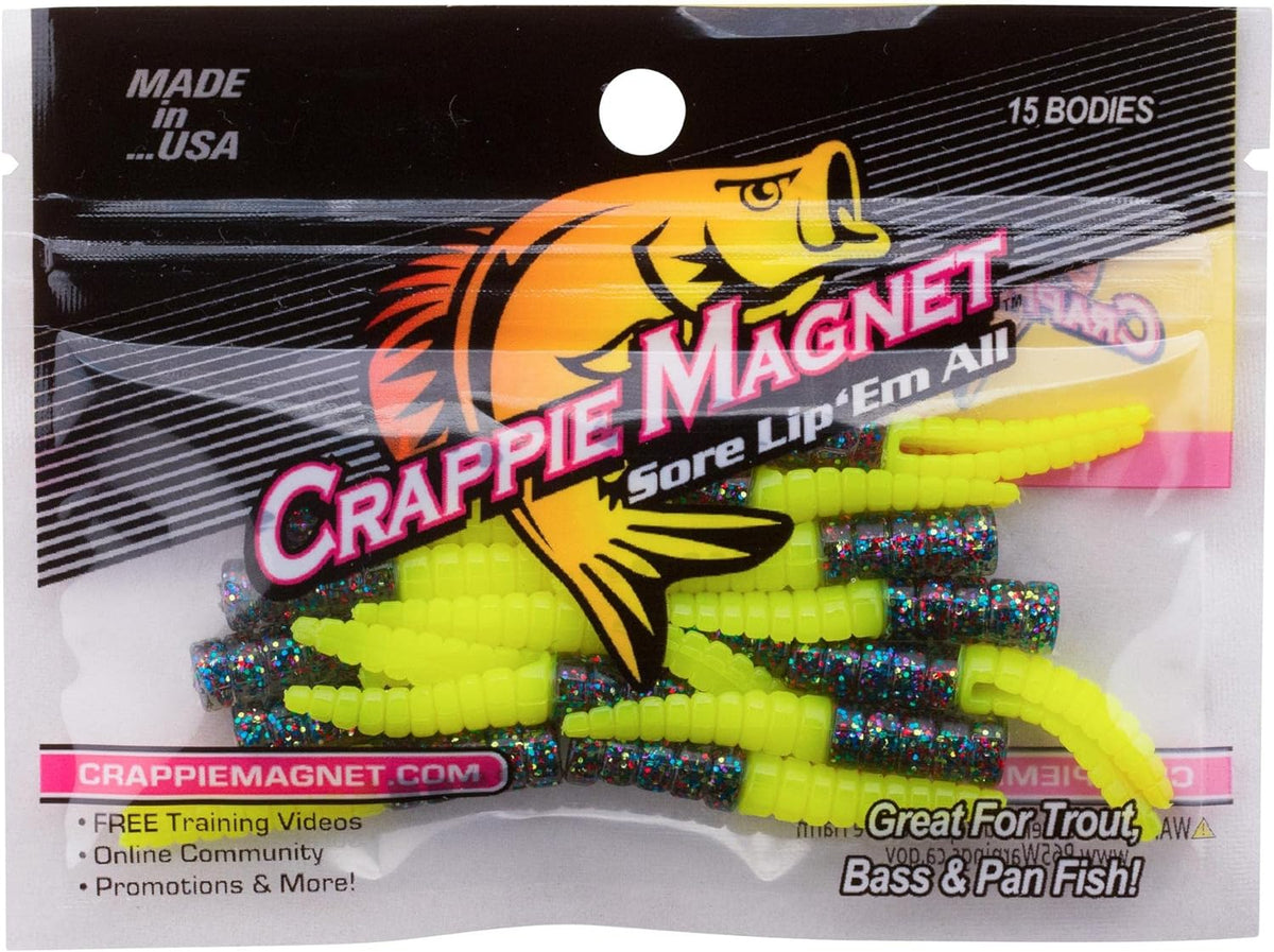Crappie Magnet Leland's Lures - Paquete De 8 Unidades Con Imán De Losa Para Cuerpo Equipo De Pesca De Agua Dulce Y Accesorios - Foto 5