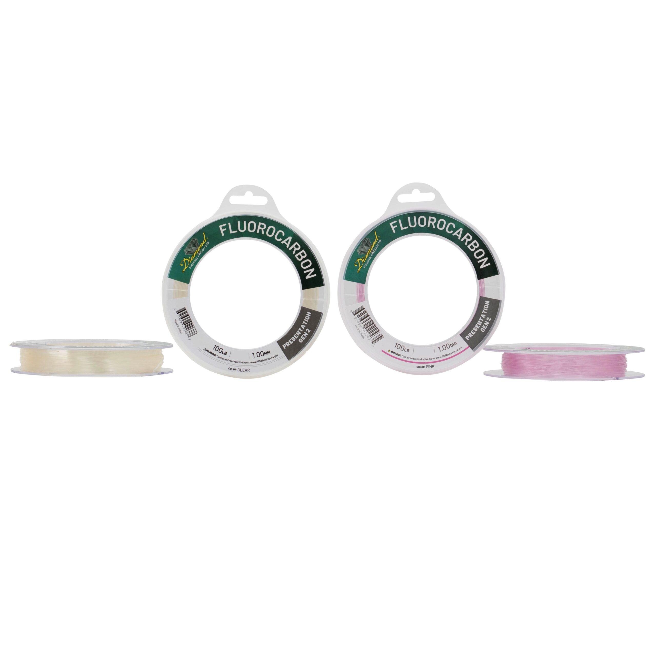 Diamond Presentation Gen II Fluorocarbon - 25 Yard Spool - 80lb