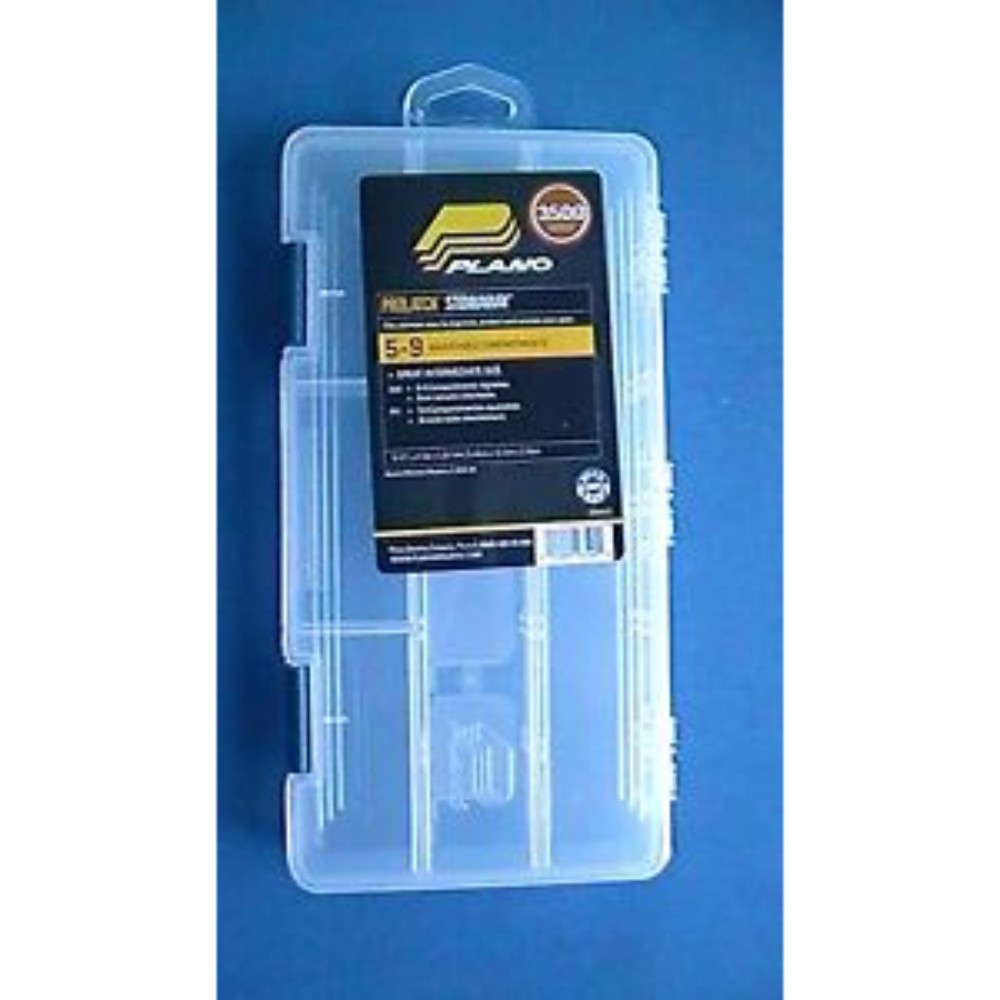 Plano ProLatch Clear Plastic Adjustable Stowaway Tackle Storage Boxes