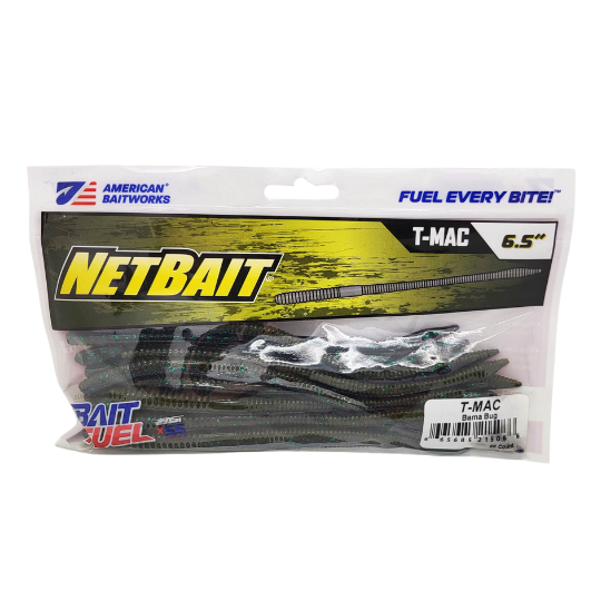 NetBait Worm Bama Bug 6.5" w/ BaitFuel 20pk