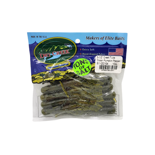 Dry Creek 201-DC104 Single Tail Money Grubber Curltail Grub, 4"