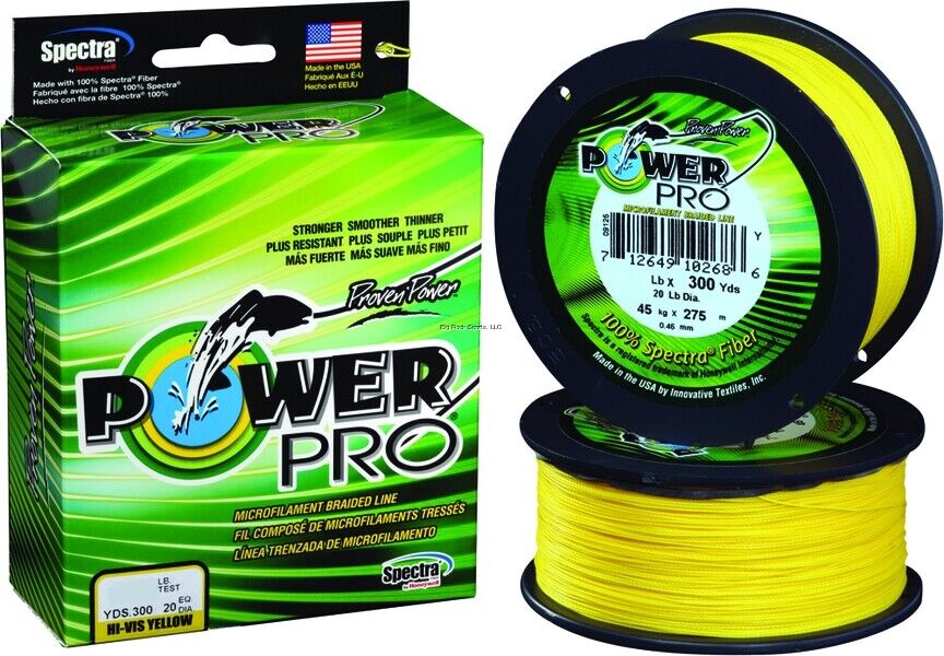 Power Pro Classic 135m, yellow - braided fishing line