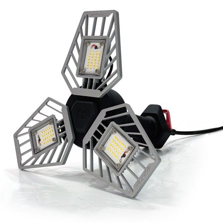 STKR Trilight Shoplight V2 5000lum, 180 Adjustable Aluminum