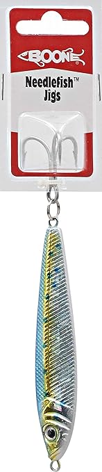 Boone Needlefish Jig, 6 1/2" 4 oz Blue Mackerel