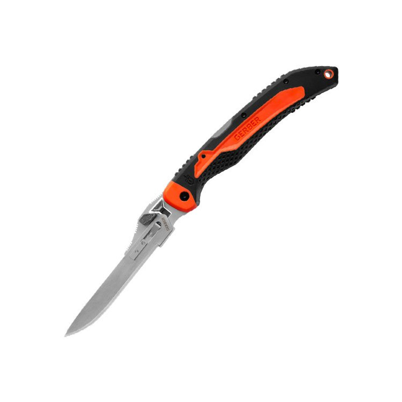 Gerber Vital Big Game Folder, Replacement Blade with Sheath, Orange/Black