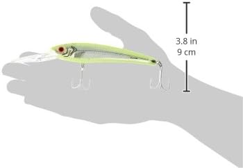 Bomber Lures Certified Depth Salt Troll Lure 30ft 8" 3oz Silver Flash/Chartreuse