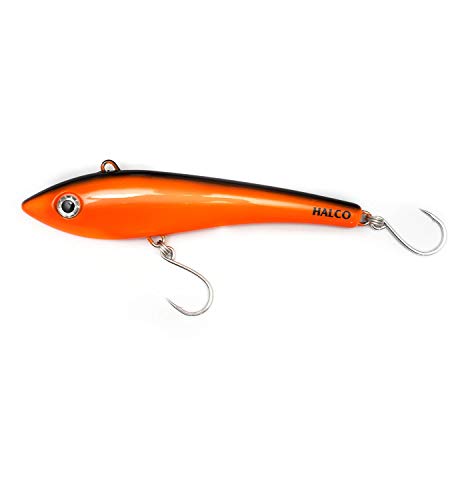 Halco MAX 220 Bibless Minnow #1006 Orange/Blk, 8 2/3", 6 1/3oz