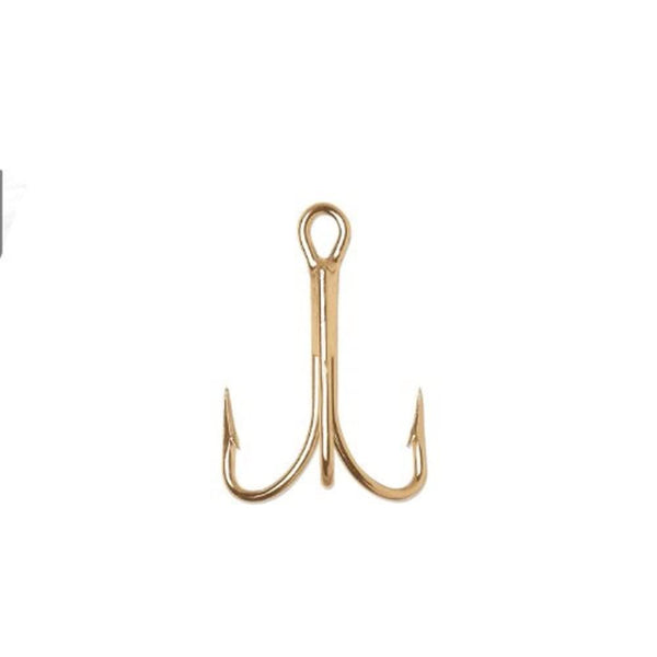 chunky hooker fishing hook VMC Treble Hook with Cut Point, Size 14, Forged