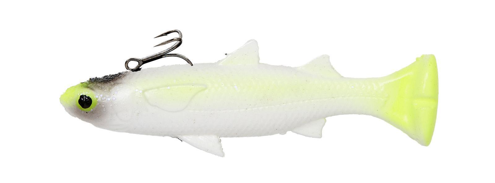 Savage Gear 3727 Pulse Tail Mullet 8 LT Plum Chartreuse