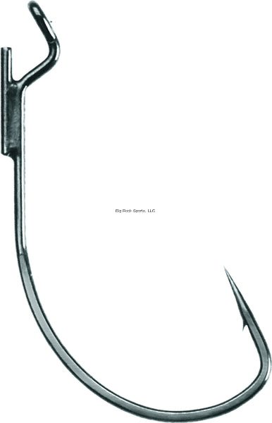 Mustad Ultrapoint Grip-Pin KVD WormHook, Black Nickel, Size 2/0