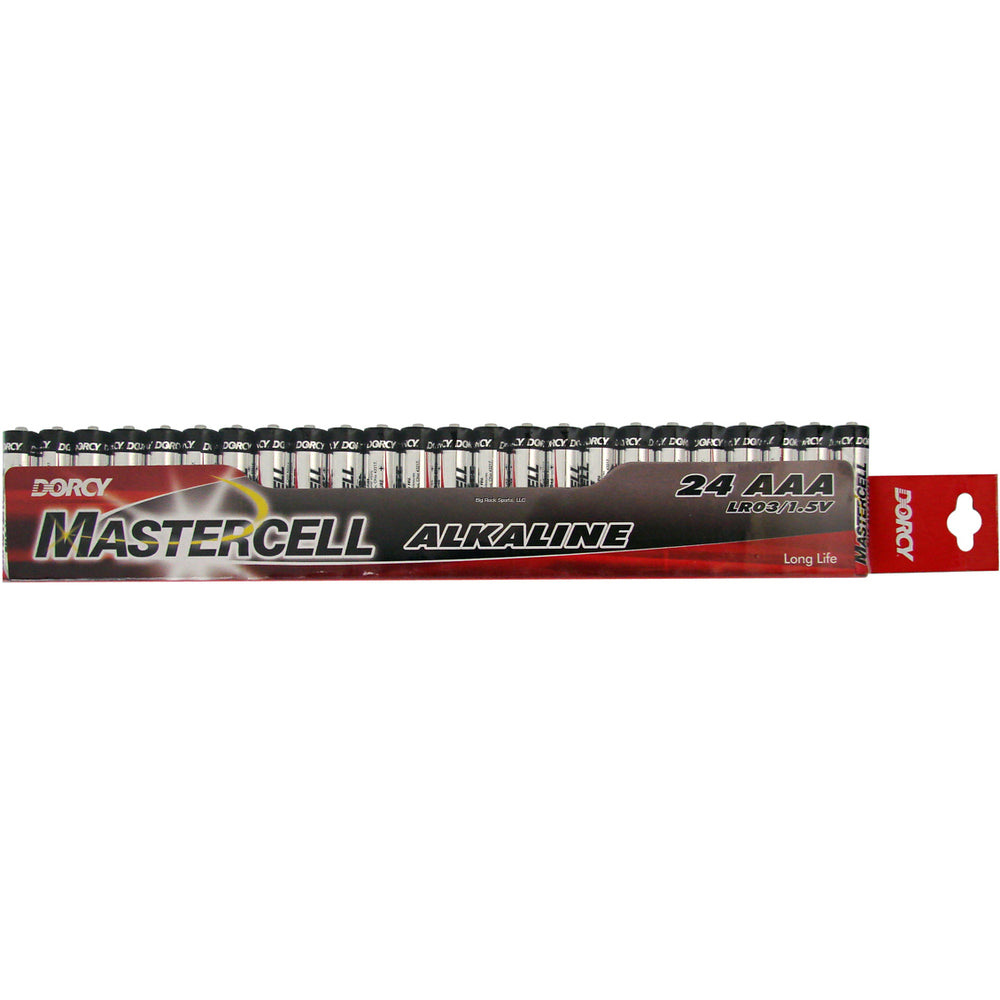 Dorcy Mastercell AAA Alkaline Batteries in 24-Pack PDQ