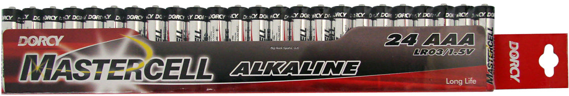 Dorcy Mastercell AAA Alkaline Batteries in 24-Pack PDQ