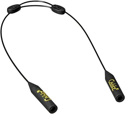 Cablz Zipz Adjustable Eyewear Retainer 12" XL Black