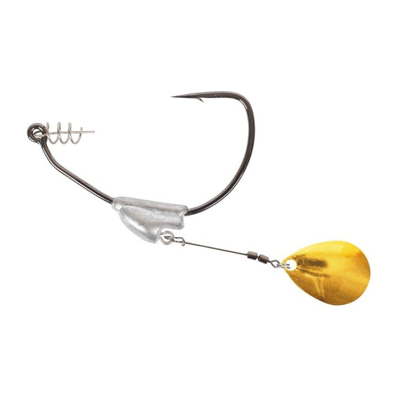 Owner Flashy Swimmer - Gold Colorado, 8/0, 3/8oz, Black