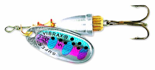 Blue Fox Classic Vibrax Spinner, 7/16 oz, Rainbow Trout