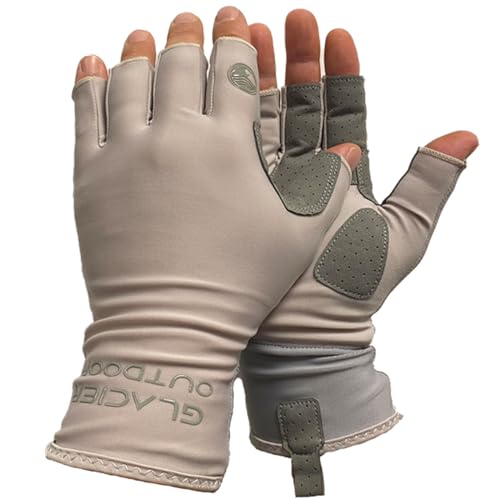 Glacier M GRY Islamorada Sun Glove Light Grey M