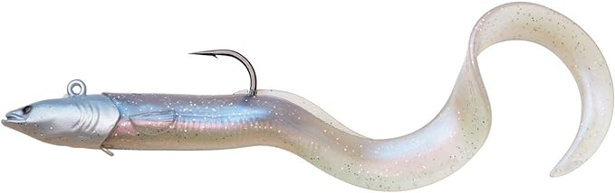 Savage Gear Real Eel Jig 6" 1/3 oz 3+1 Ghost Herring 2+1