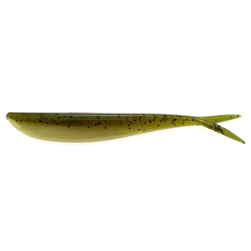 Lunker City 50800 Fin-S Fish 5.75", Green Shiner, 8/Pack