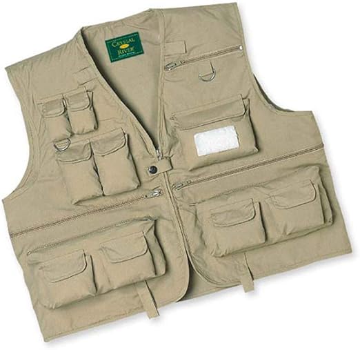 Crystal River CR/FV1-M C/R Utility Vest Tan Med