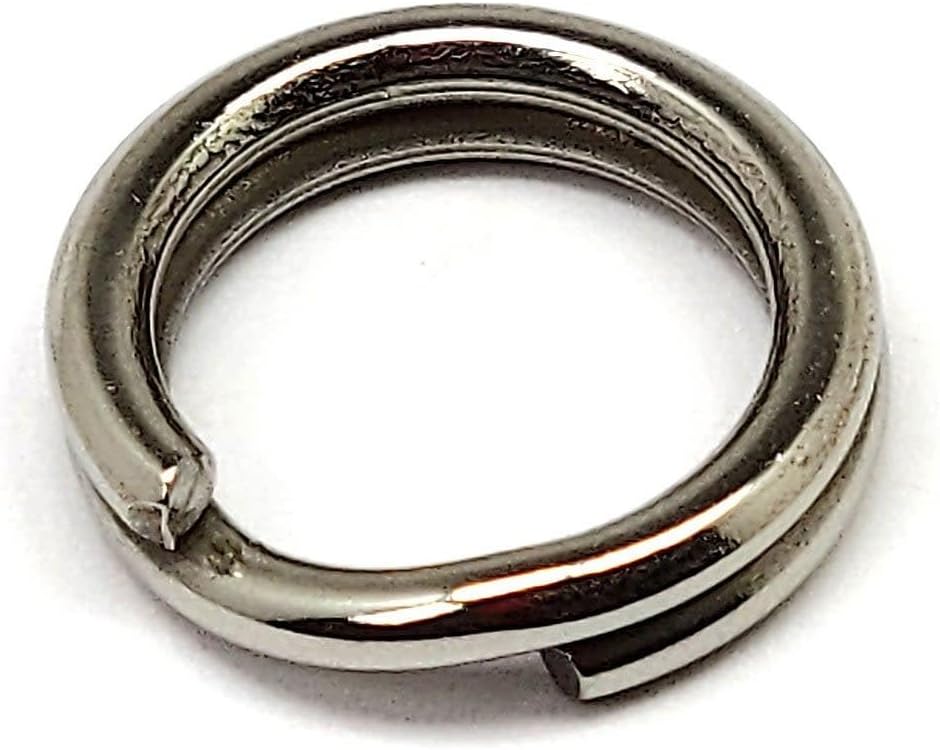 Gamakatsu Superline Split Ring, Stainless Steel, Size 6-130lb