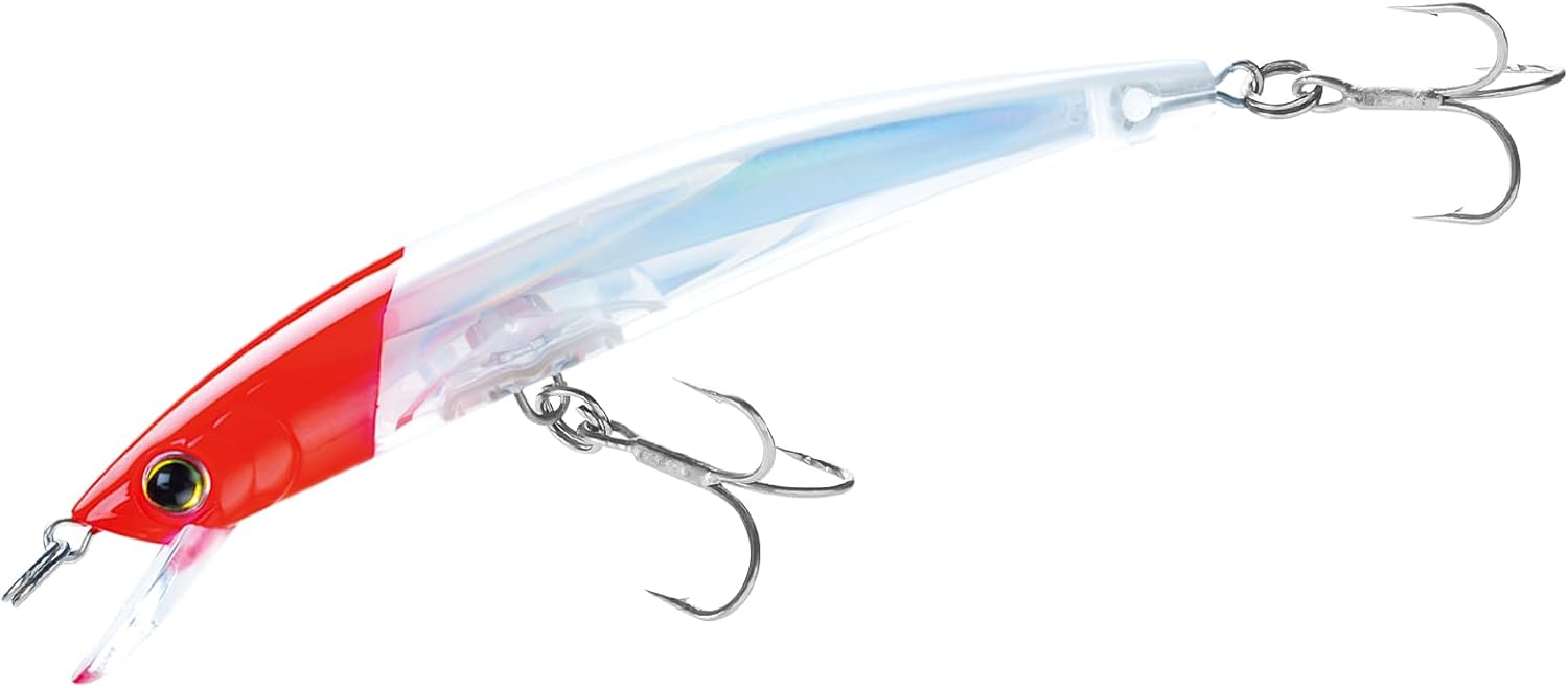 Yo-Zuri F1146C5 Crystal 3D Minnow 4 3/8", 1/2 oz, Red Head, Floating
