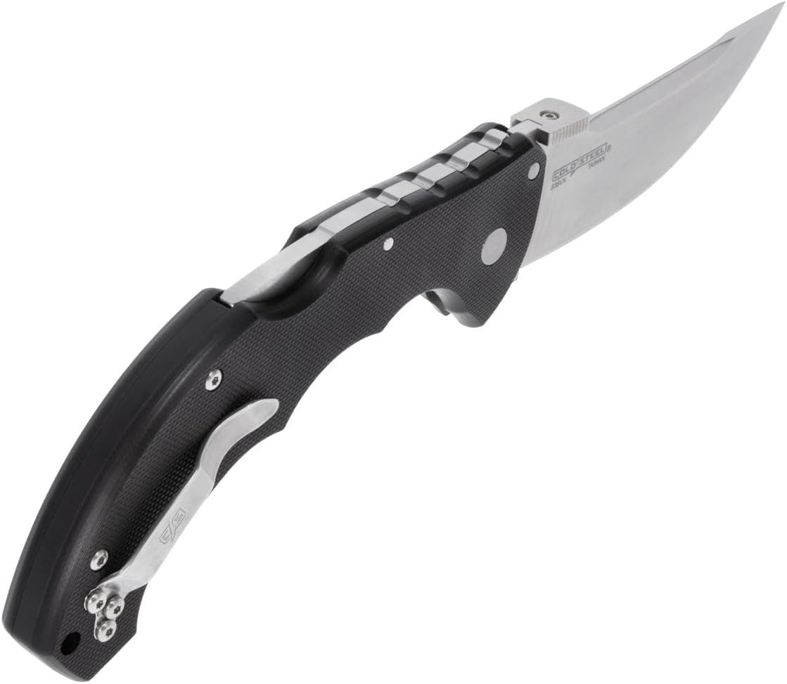 Cold Steel CS-21TTL Talwar Folding Knife, 4" Satin Blade, Tri-Ad Lock