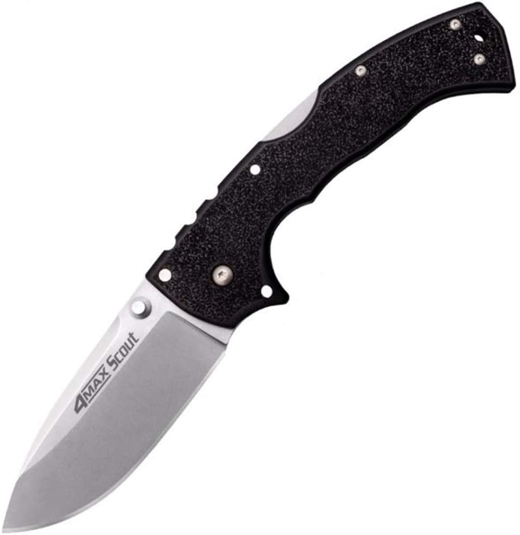 Cold Steel 4-Max Scout Folding Knife, 4" Blade, 10" OAL