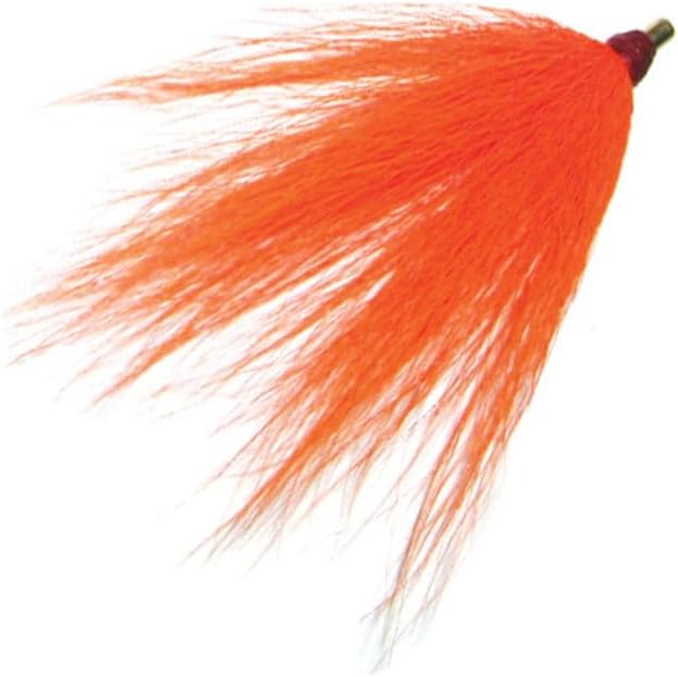 Sea Striker Bucktail Teaser 3", Orange, 100/Bag