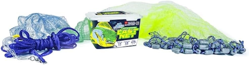 Ahi Jr Angler Series Cast Net 4 FT - KCF Edition - Multi