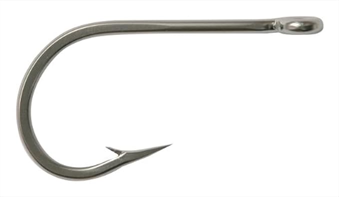 Mustad Southern and Tuna Hook, Size 10/0, Forged, 10pk
