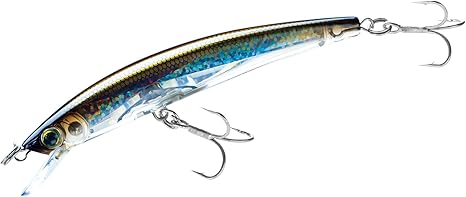 Yo-Zuri F1146SBR Crystal 3D Minnow 4 3/8", 1/2 oz, Silver Bronze